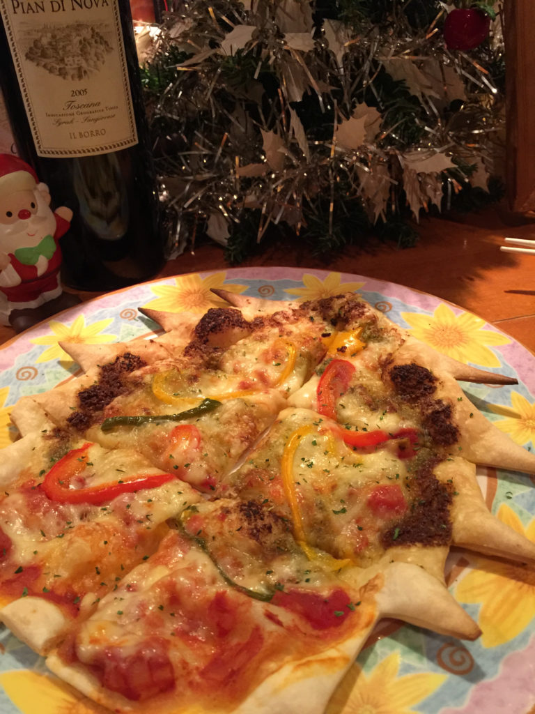 Xmasツリー🎄のPIZZA